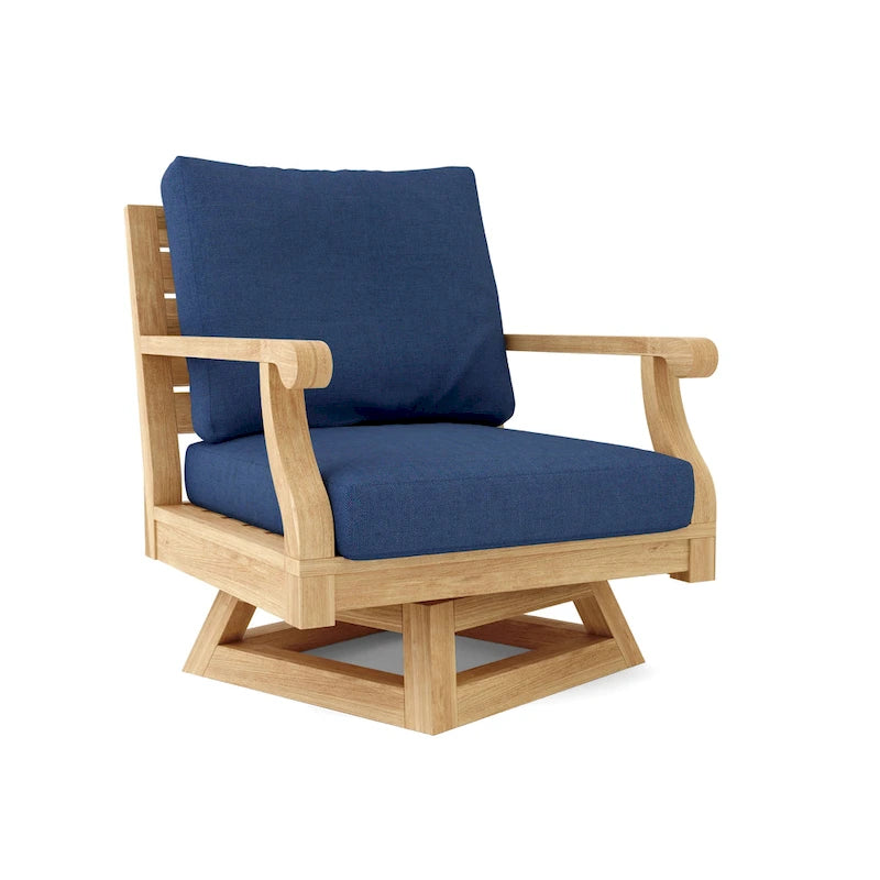 Fauteuil pivotant Riviera avec coussin