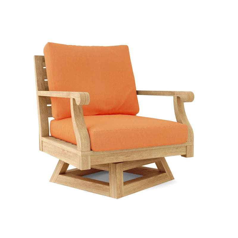 Fauteuil pivotant Riviera avec coussin