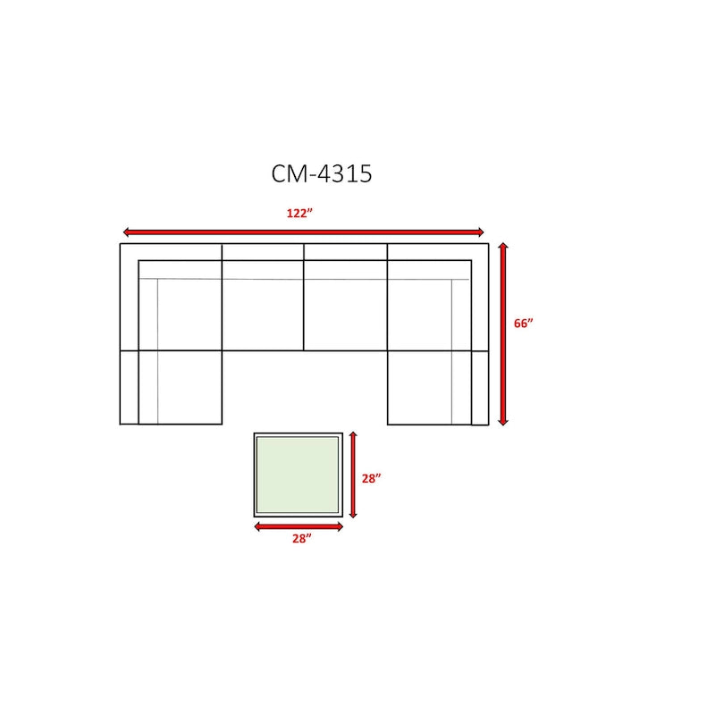 Ensemble de mobilier de jardin 7 pièces en osier Verona Living Source International avec sièges profonds