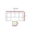 Ensemble de mobilier de jardin 7 pièces en osier Verona Living Source International avec sièges profonds