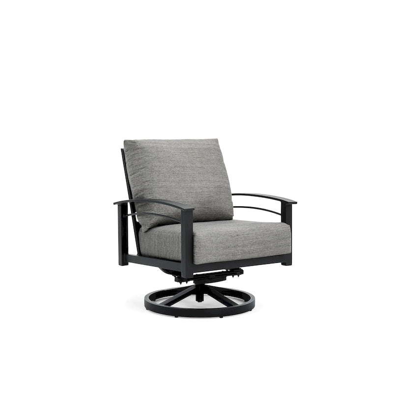 Fauteuil inclinable pivotant en rotin synthétique Sunbrella Stanford
