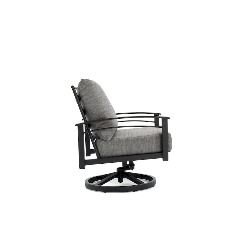 Fauteuil inclinable pivotant en rotin synthétique Sunbrella Stanford