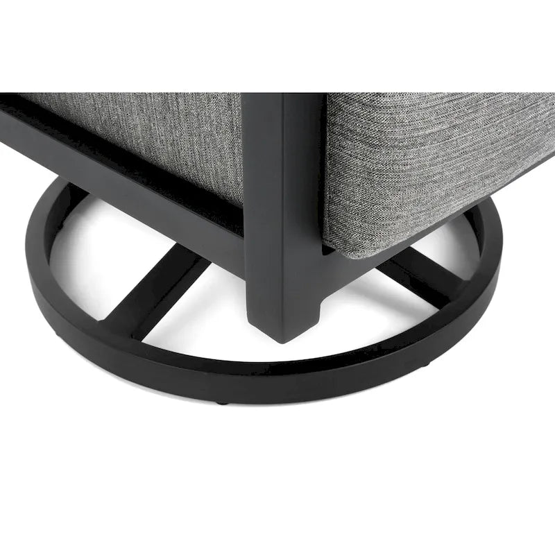 Fauteuil inclinable pivotant en rotin synthétique Sunbrella Stanford
