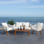 SAFAVIEH Erinka Ensemble de patio 4 pièces - 55L x 30P x 28H