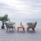 SAFAVIEH Erinka Ensemble de patio 4 pièces - 55L x 30P x 28H