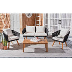 SAFAVIEH Erinka Ensemble de patio 4 pièces - 55L x 30P x 28H