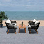 SAFAVIEH Erinka Ensemble de patio 4 pièces - 55L x 30P x 28H