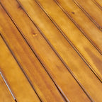 Ensemble de salle à manger d'extérieur 5 pièces en bois et osier Donatella par Christopher Knight Home