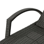 Chaises longues inclinables en osier avec accoudoirs Salem (lot de 4) par Christopher Knight Home