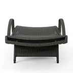 Chaises longues inclinables en osier avec accoudoirs Salem (lot de 4) par Christopher Knight Home