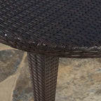 Ensemble de salle à manger ovale 7 pièces en osier Tinos Outdoor par Christopher Knight Home