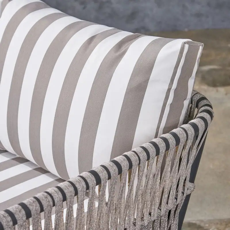 Fauteuil de jardin en osier Oceanus (lot de 4) par Christopher Knight Home