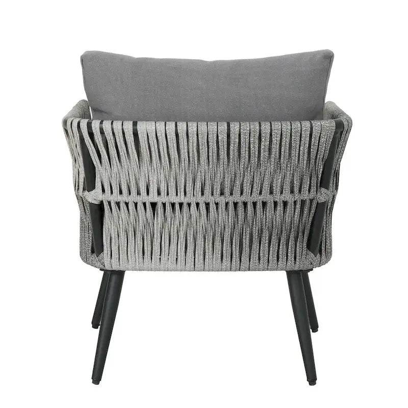 Fauteuil de jardin en osier Oceanus (lot de 4) par Christopher Knight Home
