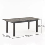Ensemble de salle à manger Mantero Outdoor Adirondack 8 places en bois d'acacia de Christopher Knight Home