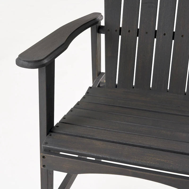 Ensemble de salle à manger Mantero Outdoor Adirondack 8 places en bois d'acacia de Christopher Knight Home