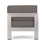 Canapé d'angle d'extérieur en aluminium en U pour 11 personnes, par Christopher Knight Home, Cape Coral