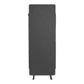 Cloison de séparation acoustique autonome ReFocus par Stand Up Desk Store, réductrice de bruit (Gris Cendre, 23,6 x 66, Panneau d'extension zippé)