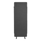 Cloison de séparation acoustique autonome ReFocus par Stand Up Desk Store, réductrice de bruit (Gris Cendre, 23,6 x 66, Panneau d'extension zippé)