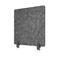 ReFocus Raw Clamp-On Acoustic Desk Divider - Lightweight Desk Mounted Privacy Panel (Castle Gray, 47.25 x 16 , 23.6 x 16 , & 23.6 x 16 )