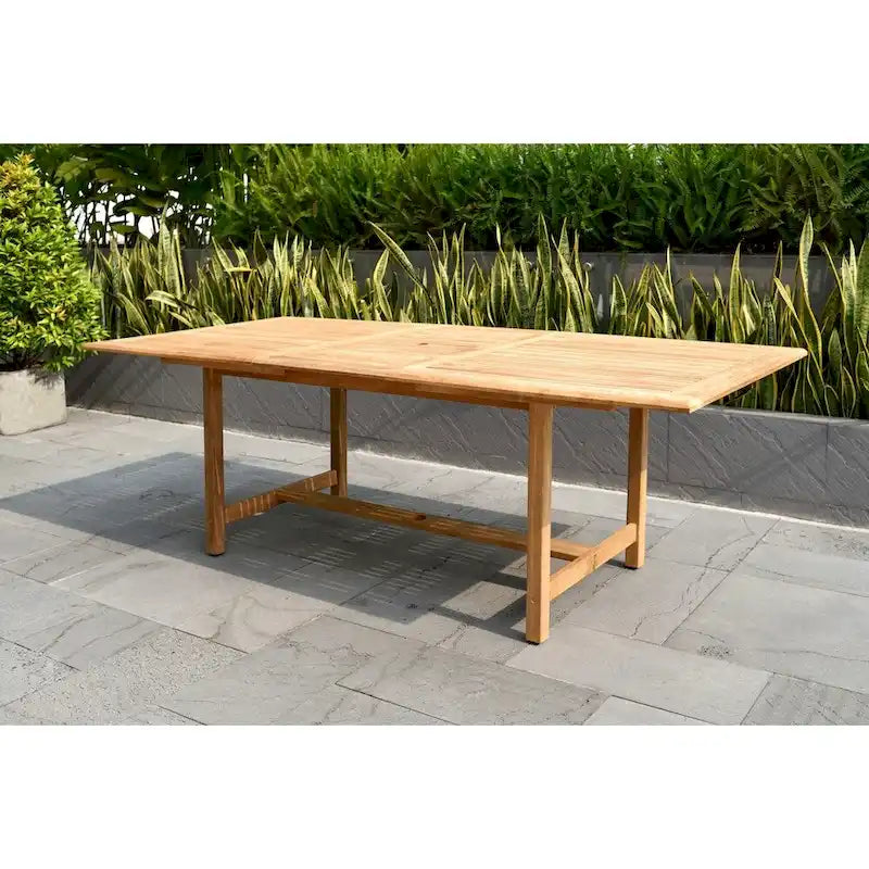 Ensemble de salle à manger 11 pièces en teck avec fauteuils - 11 pièces