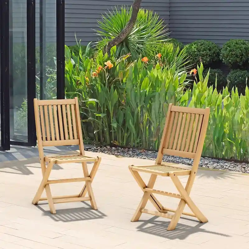 Ensemble de salle à manger 11 pièces en teck avec fauteuils - 11 pièces