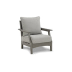 Signature Design by Ashley Visola Gray Ensemble de conversation de causeuse d'extérieur 4 pièces - 54W x 33D x 37H