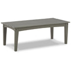 Signature Design by Ashley Visola Gray Ensemble de conversation de causeuse d'extérieur 4 pièces - 54W x 33D x 37H