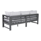 Canapé d'extérieur tout temps en polypropylène Amora de Signature Design by Ashley avec coussin – 79 L x 30 P x 26 H