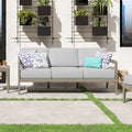 Homestyles Sustain Canapé d'extérieur en bois gris – 69 x 29 x 31