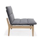 Ensemble de mobilier de jardin 6 pièces en teck FSC Amazonia Arnhou