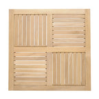 Ensemble de mobilier de jardin 6 pièces en teck FSC Amazonia Arnhou