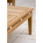Ensemble de mobilier de jardin 6 pièces en teck FSC Amazonia Arnhou