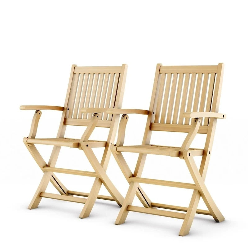 Ensemble de salle à manger d'extérieur de luxe 11 pièces en teck certifié FSC Amazonia Teak Toulon - 11 pièces