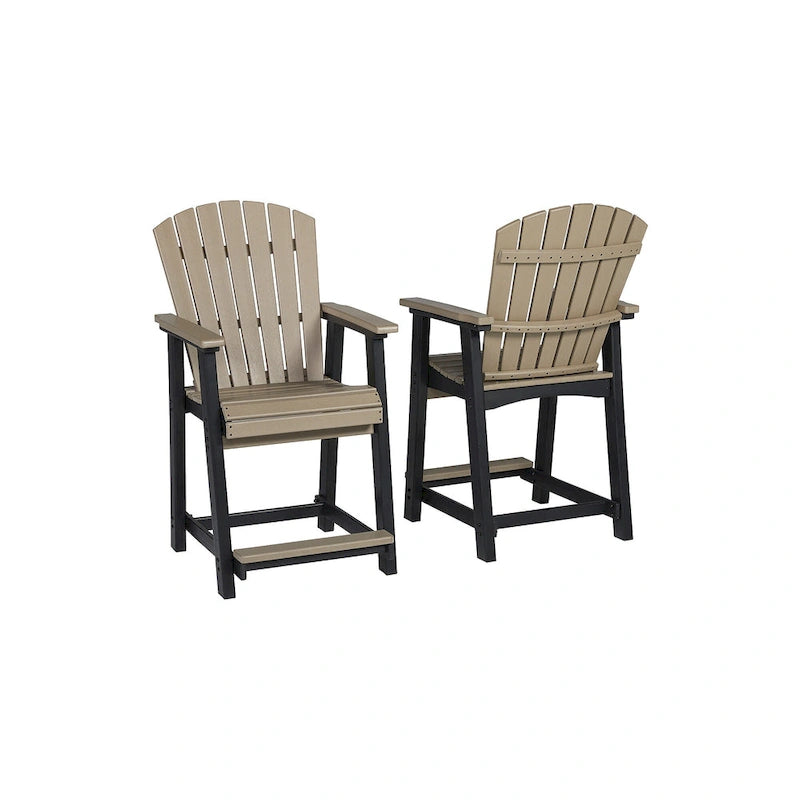 Tabouret de bar d'extérieur hauteur comptoir Ashley Eisely (Lot de 2)