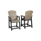 Tabouret de bar d'extérieur hauteur comptoir Ashley Eisely (Lot de 2)