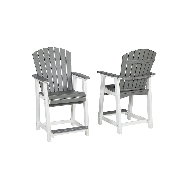 Tabouret de bar d'extérieur hauteur comptoir Ashley Eisely (Lot de 2)