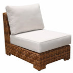 Nico Sunbrella fauteuil central sans accoudoirs, teck naturel