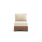 Nico Sunbrella fauteuil central sans accoudoirs, teck naturel