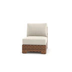 Nico Sunbrella fauteuil central sans accoudoirs, teck naturel
