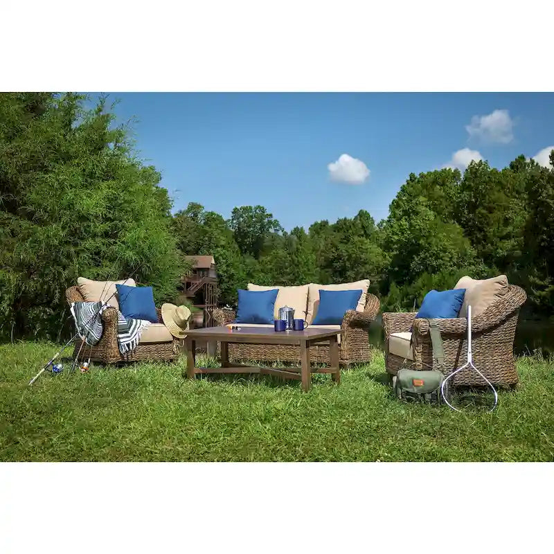 Canapé Cayman Sunbrella, marron héritage