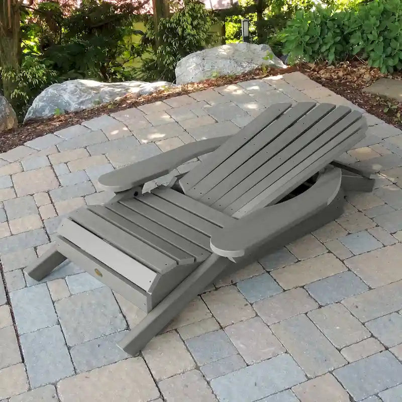 HIGHWOOD Ensemble de deux chaises Adirondack inclinables et pliantes