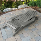 HIGHWOOD Ensemble de deux chaises Adirondack inclinables et pliantes