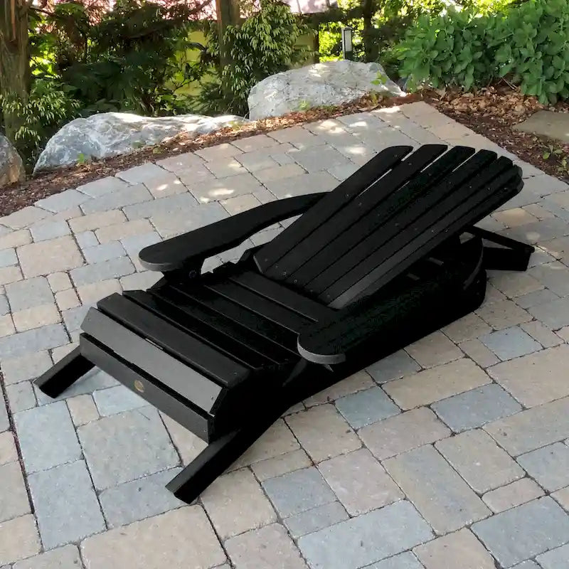 HIGHWOOD Ensemble de deux chaises Adirondack inclinables et pliantes