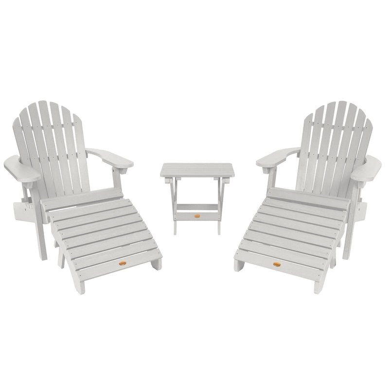 HIGHWOOD Ensemble de deux chaises Adirondack inclinables et pliantes