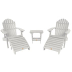HIGHWOOD Ensemble de deux chaises Adirondack inclinables et pliantes