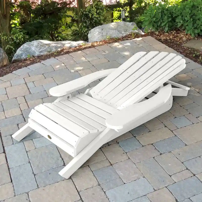 HIGHWOOD Ensemble de deux chaises Adirondack inclinables et pliantes