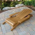 HIGHWOOD Ensemble de deux chaises Adirondack inclinables et pliantes
