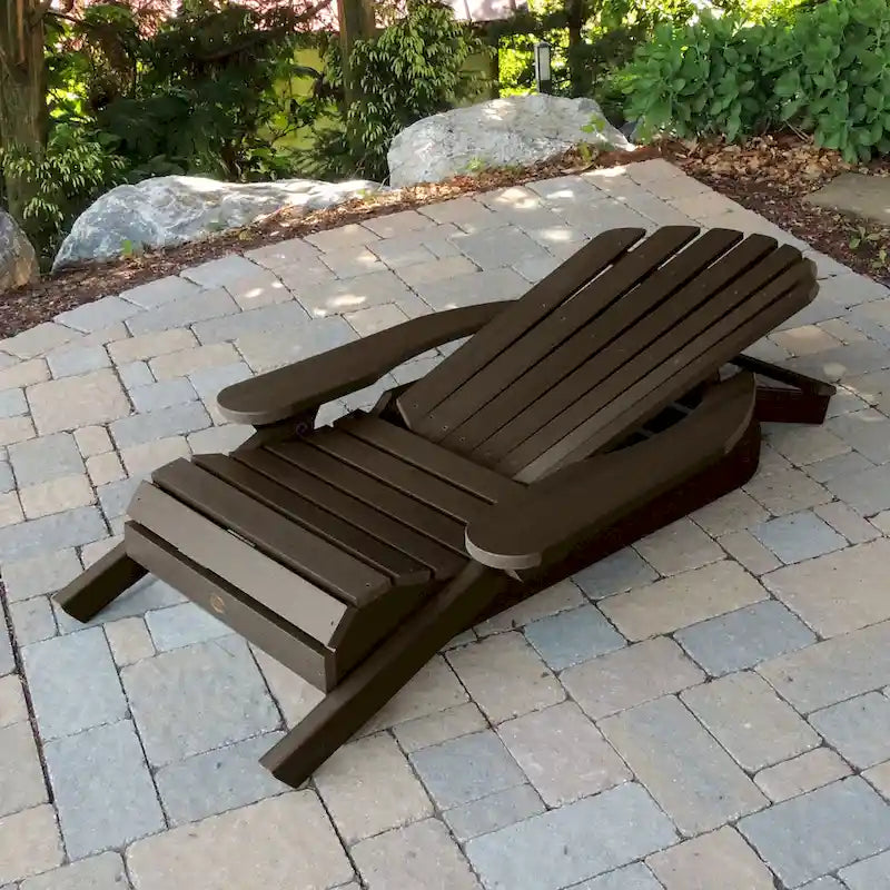 HIGHWOOD Ensemble de deux chaises Adirondack inclinables et pliantes