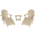 HIGHWOOD Ensemble de deux chaises Adirondack inclinables et pliantes