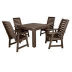 Ensemble de salle à manger d'extérieur 5 pièces Weatherly - Table de 42 x 42 po, hauteur standard